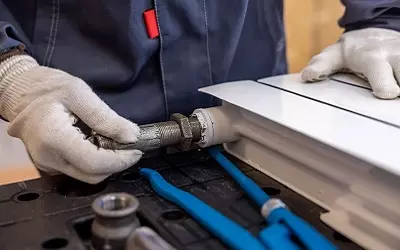 Conexión de artefacto a la línea de gas